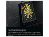 Placa inducción - AEG TN63IV0BCT, 3 zonas, Zona grande 32 cm, Mandos independientes, 58 cm, Negro mate