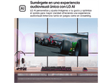 Monitor gaming - LG 39GX90SA-W, 39 WQHD 4K, 240 Hz, 0.03 ms, OLED curvo 800R, AMD FreeSync™, USB-C, Altavoces integrados, Altura ajustable, Blanco