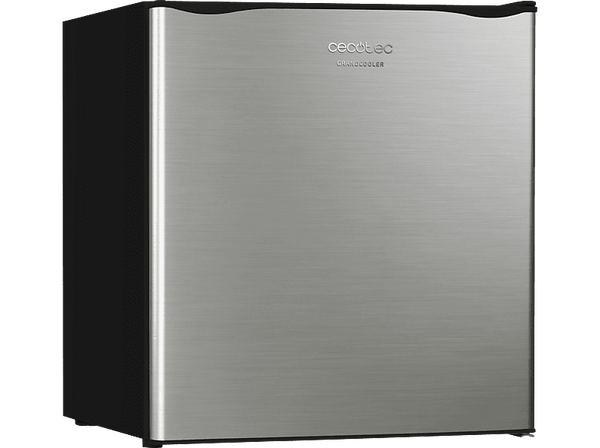Frigorífico Table Top - Cecotec GrandCooler 2000 SilentCompress Inox, 48.50 cm, 46 l, Con congelador, Temperatura regulable, Inox