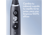 Cepillo eléctrico - Oral-B iO 6 Dúo, 2 Mangos De Alta Gama, Pantalla, 3 Cabezales de Recambio, Tecnología Braun, Negro y Rosa
