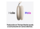 Apple AirPods Max 2, Diadema Bluetooth, Cancelación activa de ruido, Bluetooth, Smart Case, Starlight