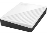 Disco duro externo 6TB - WD My Passport, Portátil, HDD, USB 3.2, Funciona con Chromebook, Blanco