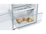 Frigorífico una puerta - Bosch KSV33VLEP, 176 cm, 324 l, Cajón VitaFresh, EasyAccess, Inox mate