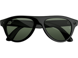 Gafas IA - Ray-Ban Meta Aviator(Gen 3), Negro brillante, Transitions® verde grafito, Gafas con IA y cámara, Talla estándar, Unisex