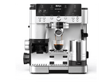 Cafetera express - Ninja Luxe Café Premier ES601EU, 9 bar, 1650W, 2 Tazas, Capacidad del depósito 2L, Capacidad de café en grano 250g, Plata