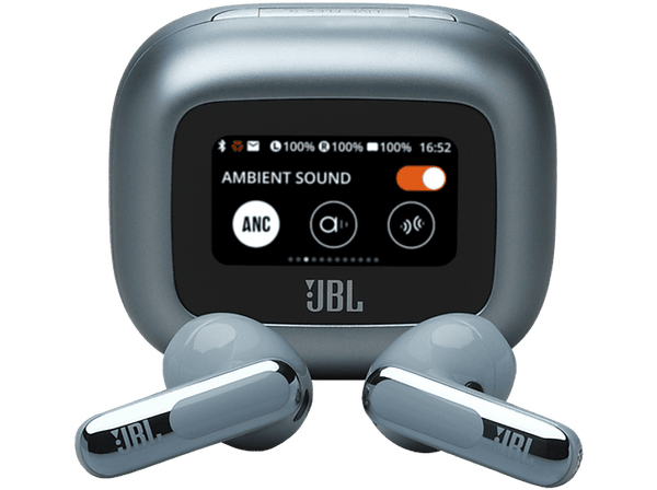 Auriculares True Wireless - JBL Live Flex 3, 50 h Autonomía, Cancelación de Ruido, Open Stick, Blue