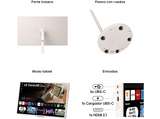 TV LED 32 - LG StanbyMe 2 32LX6BPGA, UHD 4K, Procesador Inteligente α8 AI Processor 4K Gen3, Smart TV, Blanco Roto