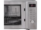 Microondas con grill - ok. OMW 3332 DM, 800 W, 5 Niveles, Convección, Temporizador, 23 l, Inox