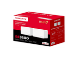 Sistema WiFi Mesh - Mercusys Halo H25BE (2-Pack), Wi-Fi 7, Para todo el hogar, x3 Puertos Gigabit, Hasta 460m², Tecnología MLO, +200 Dispositivos