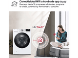 Lavadora carga frontal - LG F0P3CYV2W, 20 kg, 1000 rpm, 14 programas, TurboWash™ 360˚, Steam™, Blanco