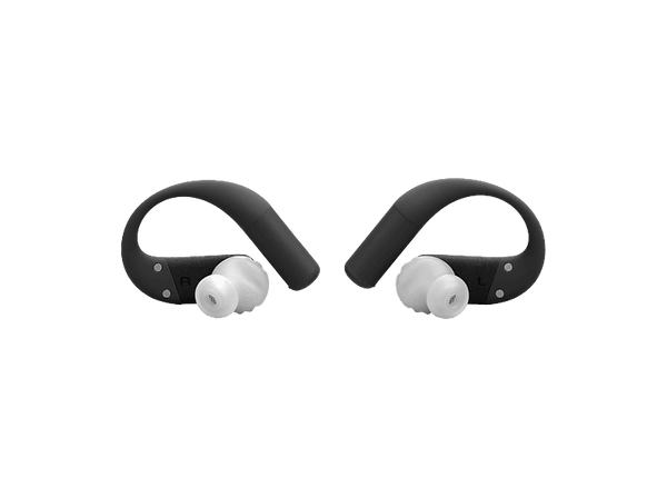 Auriculares deportivos - JBL Endurance Peak 4, Intraurales, Bluetooth, 48h Autonomía, 6 Micrófonos, Cancelación de Ruido Adaptativa, Negro/Gris