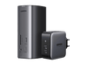 Docking station - Ugreen 90325, 4x USB-A, 3x USB-C ,LAN RJ45, Salida de audio, Lector de tarjetas, 1x HDMI, 1x DisplayPort, Gris