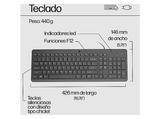 Pack Teclado + Ratón - HP HP150, USB-A, Indicadores LED, Recorrido de teclas de perfil bajo, Negro