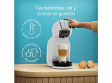 Cafetera de cápsulas - Krups Nescafé® Dolce Gusto® Mini Me 2, 15 bar, 0.8 l, 1600 W, Compacta, Gris ártico
