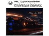 TV OLED 77 - LG OLED77C55LA, OLED 4K, Procesador Inteligente α9 AI Processor 4K Gen8, Smart TV, DVB-T2 (H.265), Negro