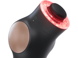 Masajeador facial - Therabody TheraFace PRO, Para Cara, Terapia de luz LED, Microcorriente, Limpieza Profunda, Negro