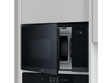 Microondas con grill integrable - LG MG7Z2593B, 900 W, 8 niveles, 25 l, Cristal negro