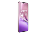 Móvil - realme 14, Warrior Pink, 256 GB, 12 GB RAM, 6.67 AMOLED, Snapdragon 6 Gen 4 5G Chipset, 6000 mAh, Incluye Cargador y Buds