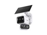 Cámara de vigilancia IP - Tp-link Tapo C645D KIT, 2560 x 1440 píxeles, Función de visión nocturna, Doble Lente 360º con Panel Solar, Blanco