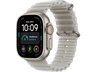 Apple Watch Ultra 4 (2026), GPS+CEL, 49mm, Caja de titanio Natural, Correa Ocean Band Gris traslúcido, Siri AI