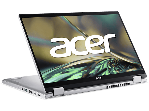 Convertible 2 en 1 - Acer Spin 3 SP314-55N-57RD, 14" Full HD, Intel® Core™ i5-1235U, 16GB RAM, 512GB SSD, Iris Xe G7 80EUs, Windows 11 Home, Plata