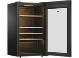 Vinoteca - Haier HWS34GGH1, 47.5 cm, 90 l, 34 botellas,  5-20 Cº,  hOn App, Negro