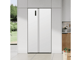 Frigorífico americano - Hisense RS3P538NEWE, No Frost, 178.6 cm, Kitchen Fit, Inverter, 527 l, Blanco