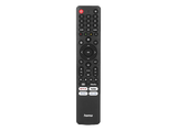 Mando a distancia - Hama 00221067, Para TV Hisense, Acceso Directo a Apps, 10m Alcance, Negro