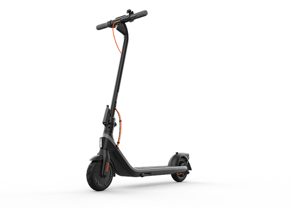 Patinete eléctrico - Segway-Ninebot E2 Plus, 300 W potencia nominal, 500 W máx. potencia, 90 kg, 10200 mAh, 25 km/h, Negro