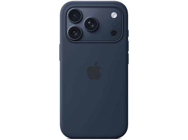 Apple Funda de silicona con MagSafe, Para iPhone 17 Pro Max, Compatible con correa Crossbody, Medianoche