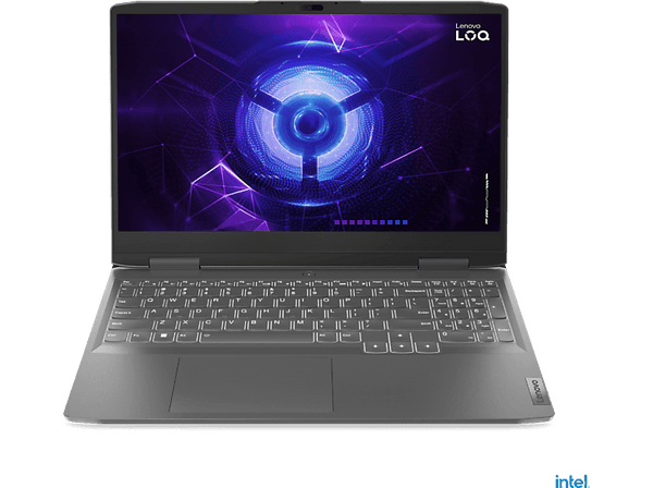 Portátil gaming - Lenovo LOQ 15IRH8, 15.6" FHD, Intel® Core™ i5-12450H, 16GB RAM, 512GB SSD, GeForce RTX™ 4050, Sin sistema operativo