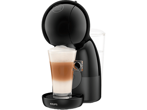 Cafetera de cápsulas -  Nescafé Dolce Gusto Krups Piccolo XS KP1A3BHT, 1600 W, 15 bar, 0.8 L, Calentamiento en 30 s, Bebidas calientes y frías, Negro