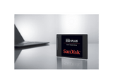Disco duro SSD interno 2 TB - SANDISK SSD PLUS, 2.5, Hasta 545 MB/s lectura, 515 MB/s escritura, SATA, Negro