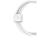Cable USB - Belkin BoostCharge Pro Cable 2 en 1 con conectores USB-C y Lightning, 1.5 m, Universal, 60W, Nailon trenzado, Blanco