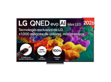 TV QNED Mini LED 75 - LG 75QNED86B6B, UHD 4K, Procesador Inteligente α8 AI Processor 4K Gen3, Smart TV, DVB-T2 (H.265), Negro