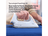 Centro de planchado - Braun CareStyle Compact Pro IS2561WH, 2400W, 1.5l, 6 bar, Golpe de vapor 400g/min, Suela EloxalPlus, Freeglide3D, Blanco/Naranja