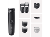 Afeitadora multifunción - Braun Todo En Uno Series 5 AIO5520, Kit De Styling 7 en 1, Lámina Afilada, 14 Longitudes, Barba, Pelo y Cuerpo, Negro mate