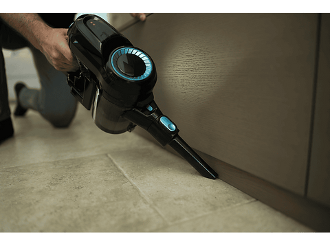 Aspirador escoba - KOENIC KVR 22225, 130 W, 45 min Autonomía, Negro y azul