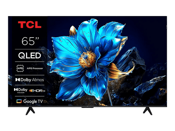 TV QLED 65" - TCL 65T69C, UHD 4K, Procesador AiPQ, Smart TV, DVB-T2, Negro
