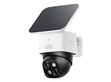 Cámara de vigilancia IP - Eufy SoloCam S340, 3K, Función de visión nocturna, Solar, 360°, Blanco