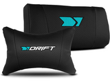 Silla gaming - Drift DR600, Reposabrazos 4D, Hasta 150 kg, Cojín cervical y lumbar, Reclinable, Azul