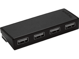 Hub - Targus ACH114EU, 4 puertos,  USB 2.0, Negro