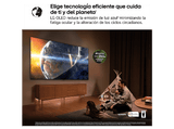 TV OLED 55 - LG OLED55G54LW, OLED 4K, Procesador Inteligente α11 AI Processor 4K Gen2, Smart TV, Rocky Black