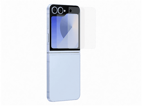 Protector pantalla - Samsung Front Protector Film, Para Samsung Galaxy Z Flip6, PET, PC reciclado, Anti reflejo