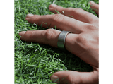 Anillo inteligente - Ultrahuman Ring Air, 24 mAh, Talla 9 (19.06 mm), Hasta 6 días de Autonomía, Resistente al Agua hasta 100m, Raw Titanium