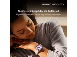 Smartwatch - Huawei Watch Fit 4, 1.82 AMOLED, 10 días batería, Compatible iOS - Android, Correa Fluoroelastómero, Pago NFC, Morado