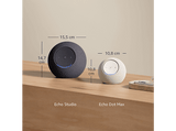 Altavoz inteligente - Amazon Echo Studio, Dolby Atmos, Omnisense, Blanco