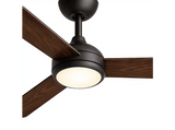 Ventilador de techo - Philips Velyx 132 cm, 56 W, 6 Velocidades, Silencioso, Luz blanca de cálida a fría, Negro