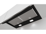 Campana grupo filtrante - Bosch DBB67AM60, Integrable, 4 potencias, 460 m³/h, Negro