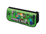 Estuche - Sherwood  Minecraft - BarrelPencil Case, Cremallera, Licencia oficial